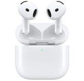 هدفون بلوتوثی اپل مدل AirPods 4 فاقد قابلیت نویز کنسلینگ، درگاه شارژ USB Type-C، شارژ بی سیم، با قابلیت اتصال به چند دستگاه، پشتیبانی از فرمان لمسی، نشانگر LED، پشتیبانی از دستیار صوتی، مقاوم در برابر آب
