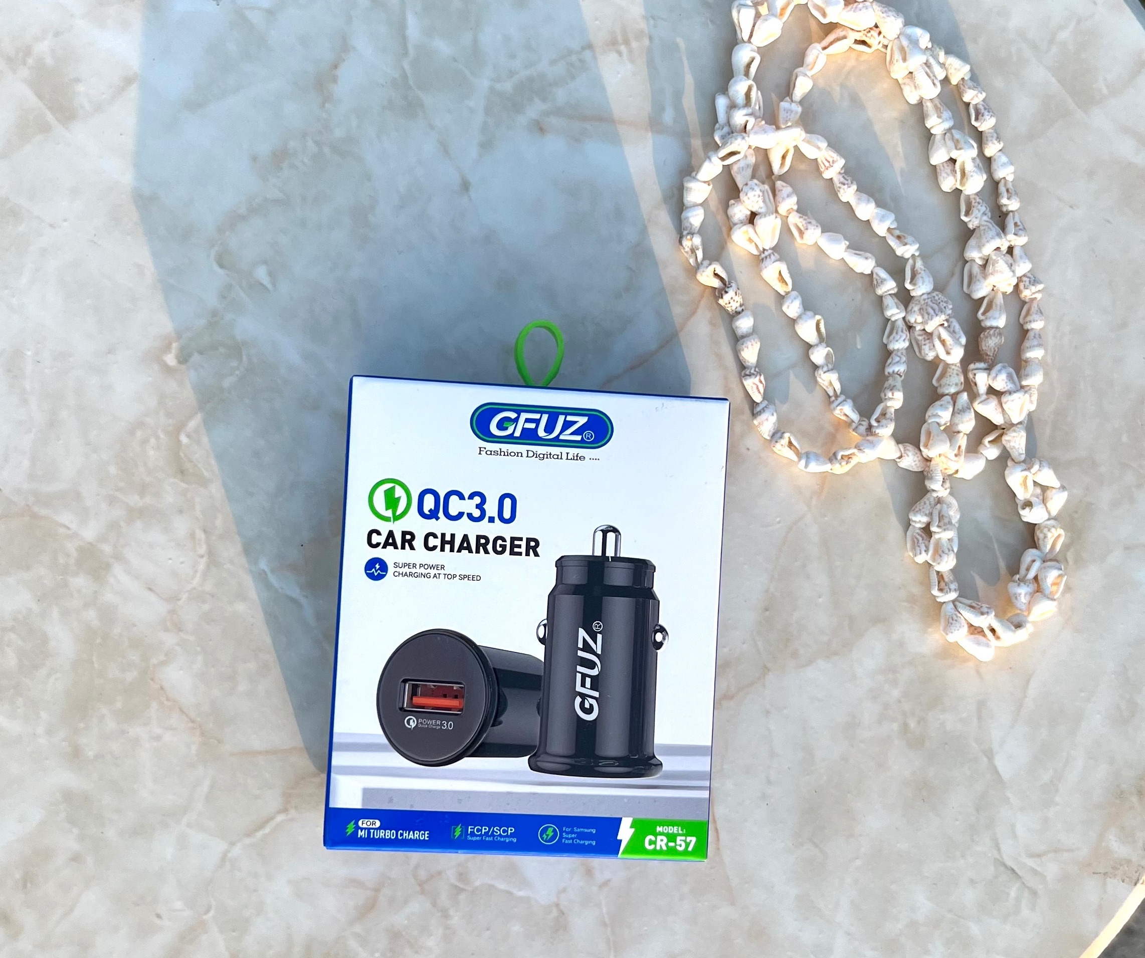 شارژر فندکی ماشین مدل GFUZ Q3.0 فست شارژ
