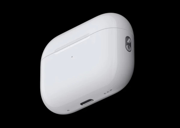 ایرپاد بلوتوثی اپل مدل AirPods Pro 2nd Generation با نویز کنسلینگ فعال (ANC)، نویز کنسلینگ میکروفون (ENC)، درگاه شارژ USB Type-C، با قابلیت شارژ بیسیم، دارای میکروفون دوگانه از نوع Beamforming، مقاومت در برابر رطوبت و عرق - سفید